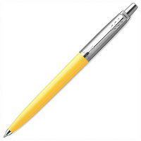 Ручка шариковая PARKER "Parker Jotter Orig Yellow", корпус желтый, детали хром, блистер, синяя, 2076