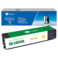 Картридж желтый экстра увеличенный G&G L0R15A желтый совместимый с принтером HP (GG-L0R15A)