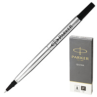 Стержень для ручки-роллера PARKER "Quink RB", металлический 116 мм, линия письма 0,5 мм, черный, 195