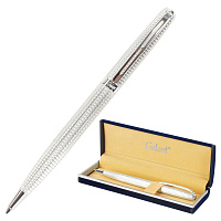 Ручка подарочная шариковая GALANT "Royal Platinum", корпус серебристый, хромированные детали, пишущи
