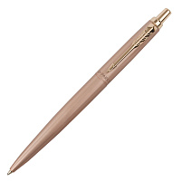Ручка шариковая PARKER "Jotter XL Monochrome Pink Gold PGT", корпус "розовое золото", сталь, синяя, 