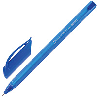 Ручка шариковая масляная BRAUBERG "Extra Glide Tone", СИНЯЯ, трехгранная, узел 0,7 мм, линия письма 