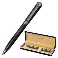 Ручка подарочная шариковая GALANT "VITRUM", корпус металл, детали серебристые, узел 0,7 мм, синяя, 1
