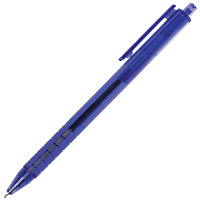 Ручка шариковая масляная автоматическая BRAUBERG "Tone", СИНЯЯ, корпус тонированный, узел 0,7 мм, ли