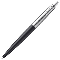 Ручка шариковая PARKER "Jotter XL", УТОЛЩЕННЫЙ корпус, черный матовый лак, детали из нержавеющей ста