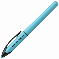 Ручка-роллер Uni-Ball "AIR Micro", СИНЯЯ, корпус голубой, узел 0,5 мм, линия 0,24 мм, 15951, UBA-188