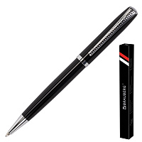 Ручка подарочная шариковая BRAUBERG "Cayman Black", корпус черный, узел 1 мм, линия письма 0,7 мм, с