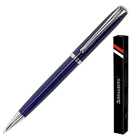 Ручка подарочная шариковая BRAUBERG "Cayman Blue", корпус синий, узел 1 мм, линия письма 0,7 мм, син