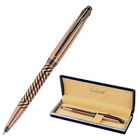 Ручка подарочная шариковая GALANT "DECORO", корпус розовое золото, детали оружейный металл, узел 0,7