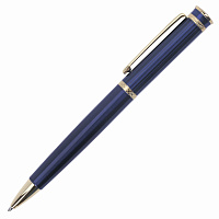 Ручка подарочная шариковая BRAUBERG "Perfect Blue", корпус синий, узел 1 мм, линия письма 0,7 мм, си