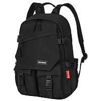Рюкзак BRAUBERG FUSION универсальный, с отделением для ноутбука, карман-антивор, черный, 43х30х14 см