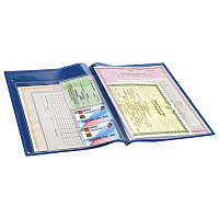 Папка для семейных документов с файлами (паспорта, свидетельства, полисы, СНИЛС) STAFF, 16 отделений