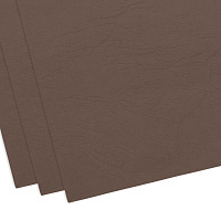 Обложки картонные для переплета, А4, КОМПЛЕКТ 100 шт., тиснение под кожу, 230 г/м2, коричневые, BRAU