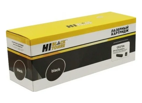 купить совместимый Картридж Hi-Black CE270A черный совместимый с принтером HP (HB-CE270A) 