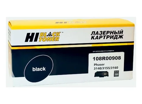 купить совместимый Картридж Hi-Black 108R00908 черный совместимый с принтером Xerox (HB-108R00908) 
