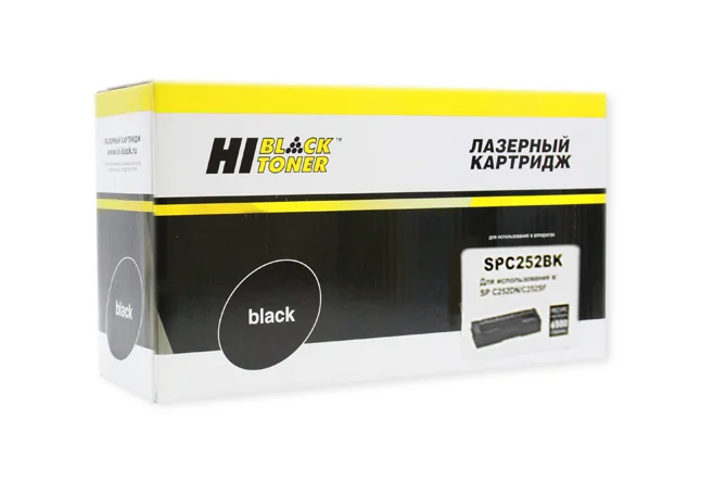 купить совместимый Картридж Hi-Black SPC252Bk черный совместимый с принтером Ricoh (HB-SPC252Bk) 