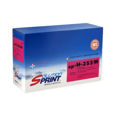 купить совместимый Картридж Solution Print CE253A пурпурный совместимый с принтером HP (SP-H-CE253A M) 