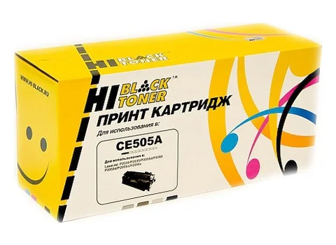 купить совместимый Картридж Hi-Black CE505A черный совместимый с принтером HP (HB-CE505A) 
