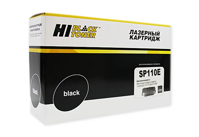 купить совместимый Картридж Hi-Black SP110E черный совместимый с принтером Ricoh (HB-SP110E) 