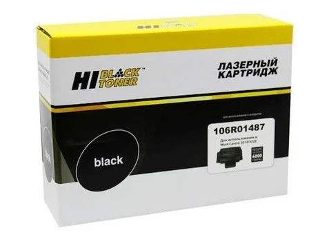 купить совместимый Картридж Hi-Black 106R01487 черный совместимый с принтером Xerox (HB-106R01487) 