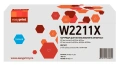 Картридж EasyPrint W2211X голубой без чипа совместимый с принтером HP (LH-W2211X_NC)