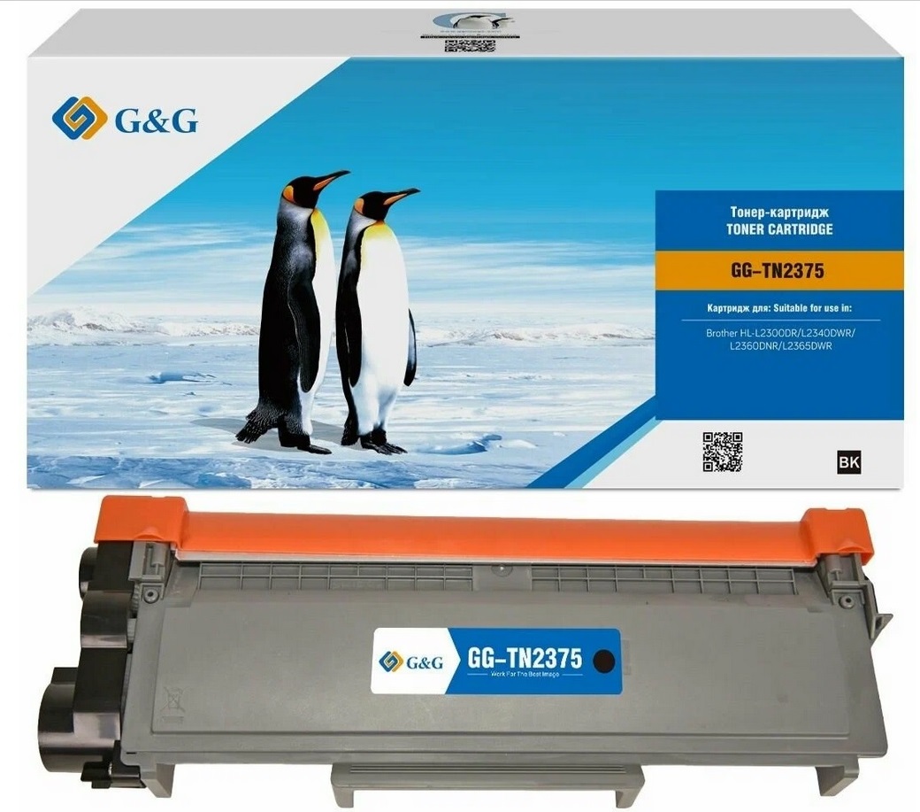 купить совместимый Картридж G&G TN-2375 черный совместимый с принтером Brother (GG-TN2375) 