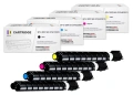 Комплект картриджей Solution Print C-EXV65BK/C-EXV65C/C-EXV65M/C-EXV65Y голубой/желтый/пурпурный/черный совместимый с принтером Canon универсальный (357357/358807/358808/358809)
