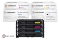 Комплект картриджей Solution Print 069HBK/069HC/069HM/069HY голубой/желтый/пурпурный/черный без чипа совместимый с принтером Canon универсальный (333165/333166/333167/333168)