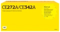 Картридж T2 CE272A/CE342A желтый совместимый с принтером HP универсальный (TC-HCE272A/CE342A)