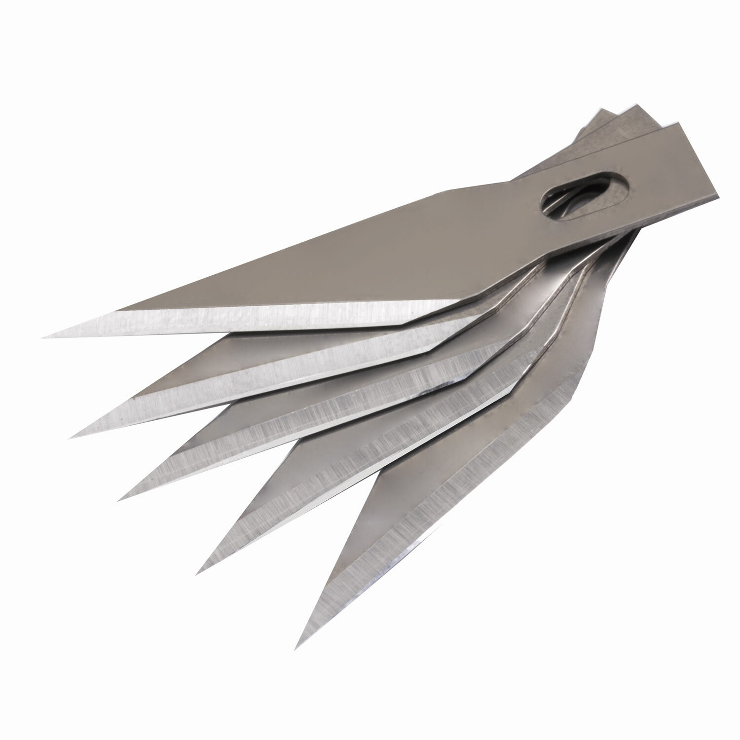 Нож макетный (скальпель) BRAUBERG "Special", 6 лезвий в комплекте, металлический корпус, блистер, 23