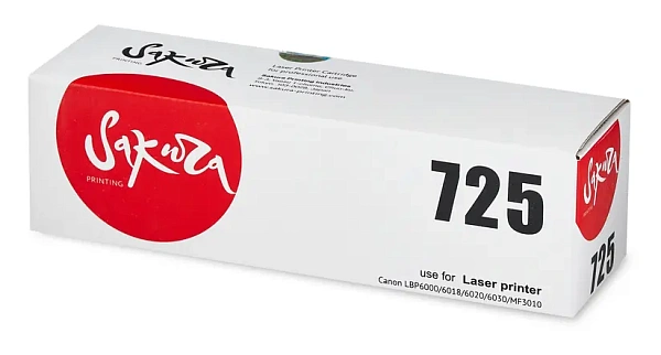 купить совместимый Картридж SAKURA 725 черный совместимый с принтером Canon (SACRG725) 
