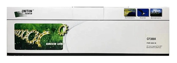 купить совместимый Картридж UNITON Premium GREEN LINE CF380X черный совместимый с принтером HP (129757) 