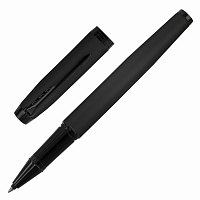 Ручка-роллер PARKER "IM Achromatic Black BT", корпус черный матовый, нержавеющая сталь, черная, 2127