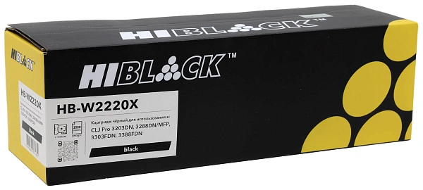купить совместимый Картридж Hi-Black W2220X черный совместимый с принтером HP (HB-W2220X) 