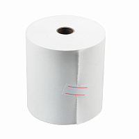 Чековая лента ТЕРМОБУМАГА 80 мм (диаметр 72 мм, длина 80 м, втулка 12 мм) КОМПЛЕКТ 9 шт., BRAUBERG, 