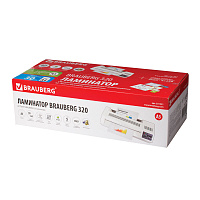 Ламинатор BRAUBERG FGK-320, формат А3, толщина пленки 1 сторона 60-250 мкм, скорость 51 см/мин, 5313