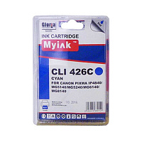 Картридж голубой MyInk CLI-426C голубой совместимый с принтером Canon