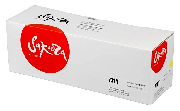 купить совместимый Картридж SAKURA 731Y желтый совместимый с принтером Canon (SA731Y) 