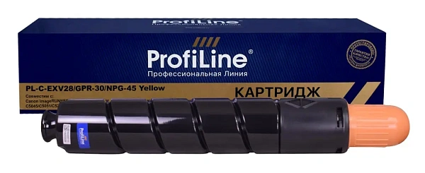 купить совместимый Картридж ProfiLine C-EXV28C голубой совместимый с принтером Canon (PL_C-EXV28/GPR-30/NPG-45_BK) 