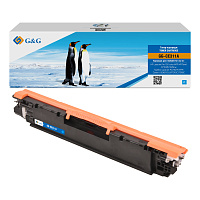 купить совместимый Картридж G&G CE311A голубой совместимый с принтером HP (GG-CE311A) 