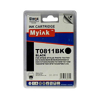 Картридж черный MyInk T0811/T0821 черный совместимый с принтером Epson