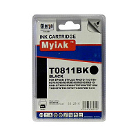 Картридж черный MyInk T0811/T0821 черный совместимый с принтером Epson