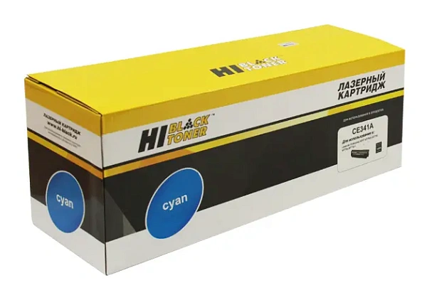 купить совместимый Картридж Hi-Black CE341A голубой совместимый с принтером HP (4629755) 