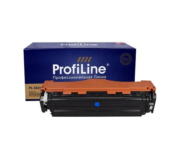 купить совместимый Картридж ProfiLine CE411A голубой совместимый с принтером HP (PL_CE411A_C) 