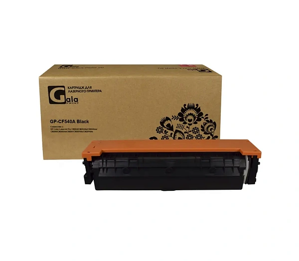 купить совместимый Картридж GalaPrint CF540A черный совместимый с принтером HP (GP_CF540A_BK) 