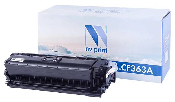 купить совместимый Картридж NV-Print CF363A пурпурный совместимый с принтером HP (NV-CF363AM) 