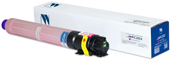 купить совместимый Картридж NV-Print MPC305EM пурпурный совместимый с принтером Ricoh (NV-MPC305M) 