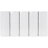 Чековая лента ТЕРМОБУМАГА 80 мм (диаметр 60 мм, длина 50 м, втулка 12 мм) КОМПЛЕКТ 60 шт., BRAUBERG,