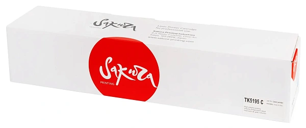 купить совместимый Картридж SAKURA TK-5195C голубой совместимый с принтером Kyocera (SATK5195C) 
