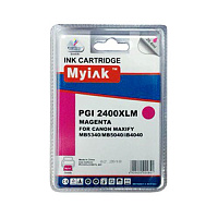 Картридж пурпурный увеличенный MyInk PGI-2400XLM пурпурный совместимый с принтером Canon